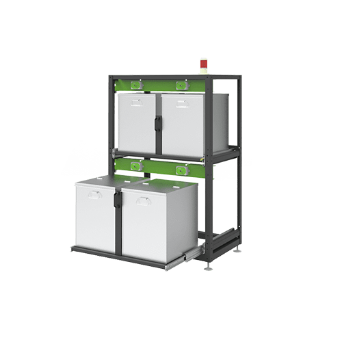 WF-DF-2DT 染料雙層抽屜式儲存架