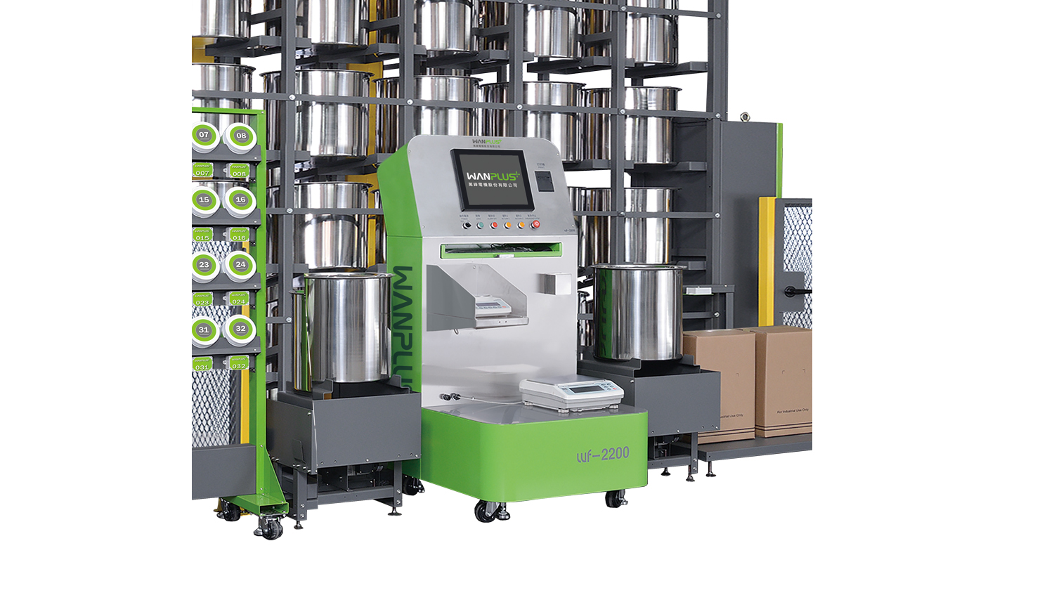 Dye semi-automatic weighing system