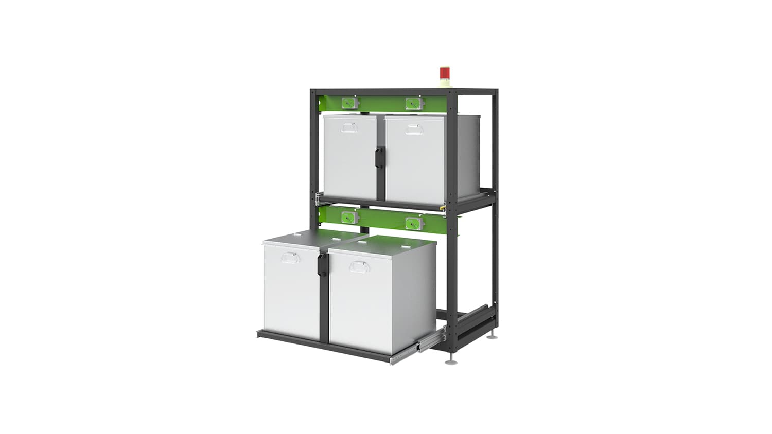 WF-DF-2DT Dye Double Layer Storage Rack (Drawer Type)